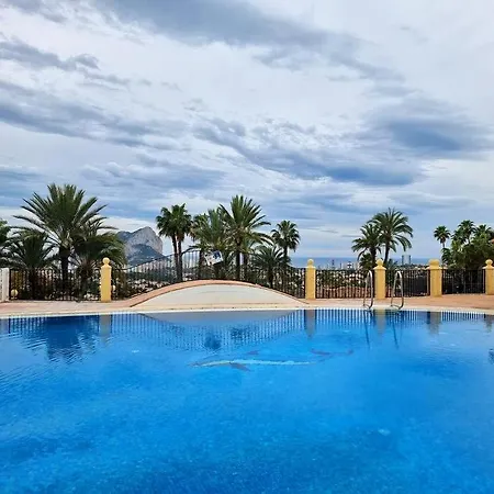 Apartment Flamingo - Imperial Park - Sea View, 6 Pools, Terrace Calpe